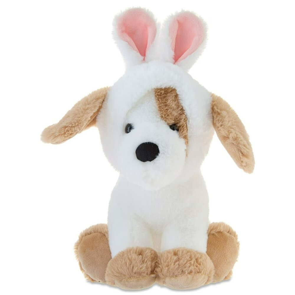 Way To Celebrate 15" Dog Plush With Bunny Ears Hood Plush Toy Stuffed Animal